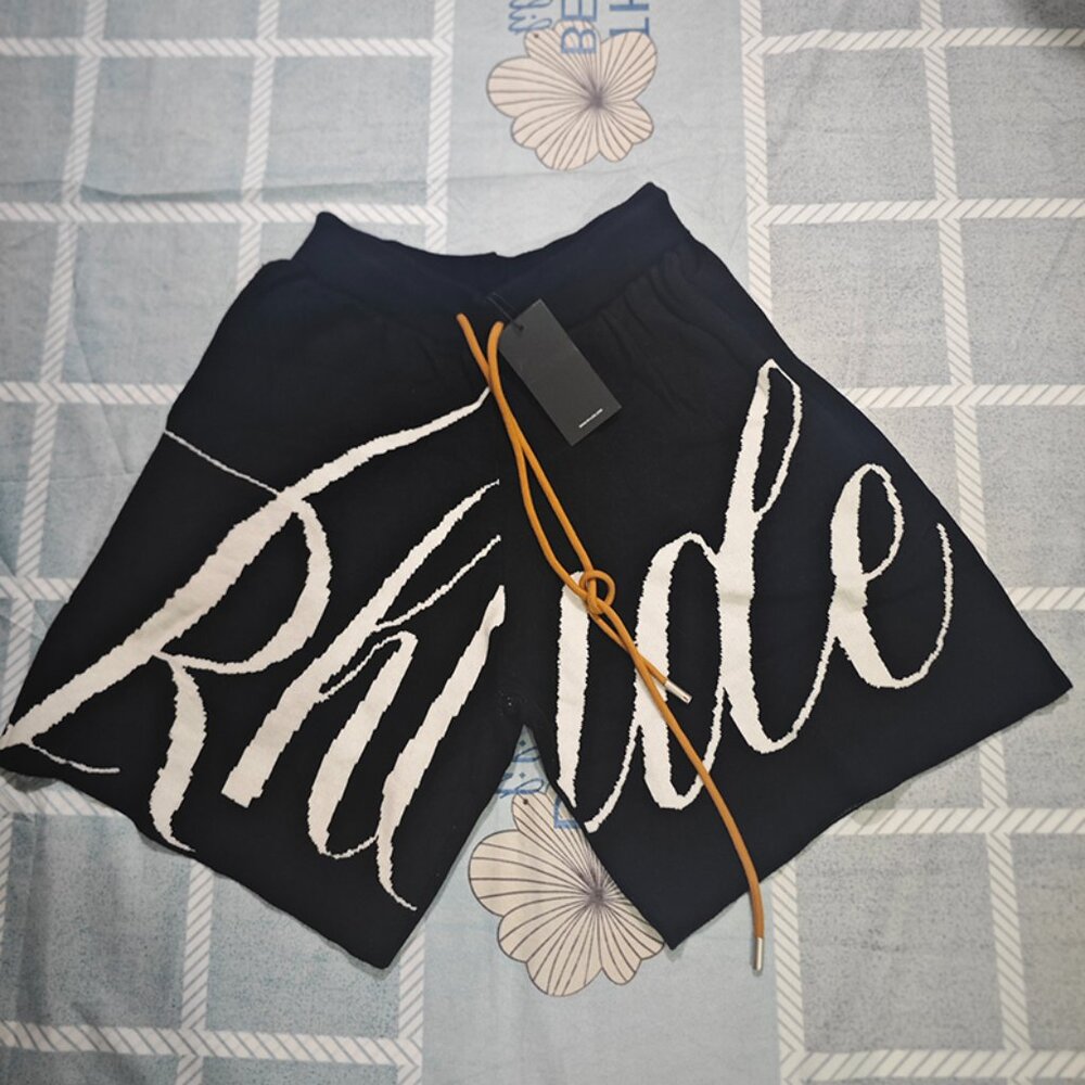 Rhude Letter Knit Shorts